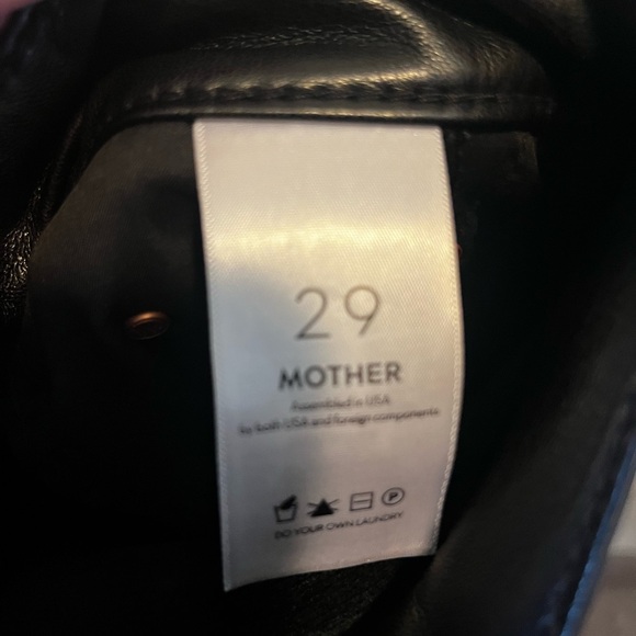 Mother Faux Leather Pants - Picture 5 of 6